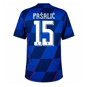 Kroatien Mario Pasalic #15 Auswärtstrikot EM 2024 Kurzarm